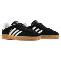 Adidas Gazelle Indoor Black White Gum