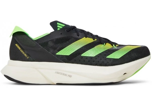 Adidas Adizero Adios Pro 3 Black Solar Green