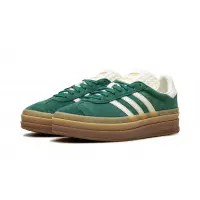 Кроссовки Adidas Gazelle Bold Green White Gold