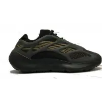 Кроссовки Adidas Yeezy Boost 350 черные с желтым