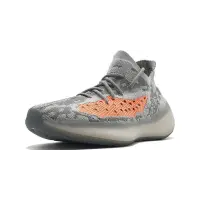 Кроссовки Adidas Yeezy Boost 380 серые с оранжевым