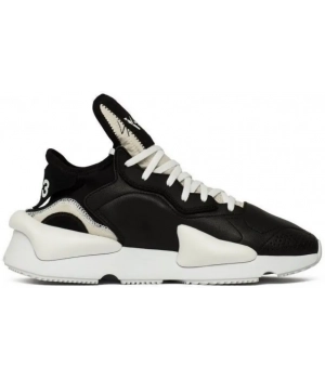 Кроссовки Adidas Y-3 Kaiwa черные с белым