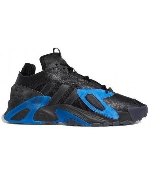 Кроссовки Adidas Streetball черные с синим