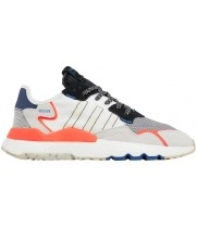 Adidas кроссовки Nite Jogger серые с оранжевым