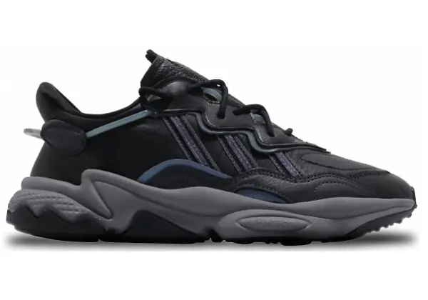Кроссовки Adidas Ozweego Black с мехом