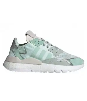 Кроссовки Adidas Nite Jogger зеленые с белым